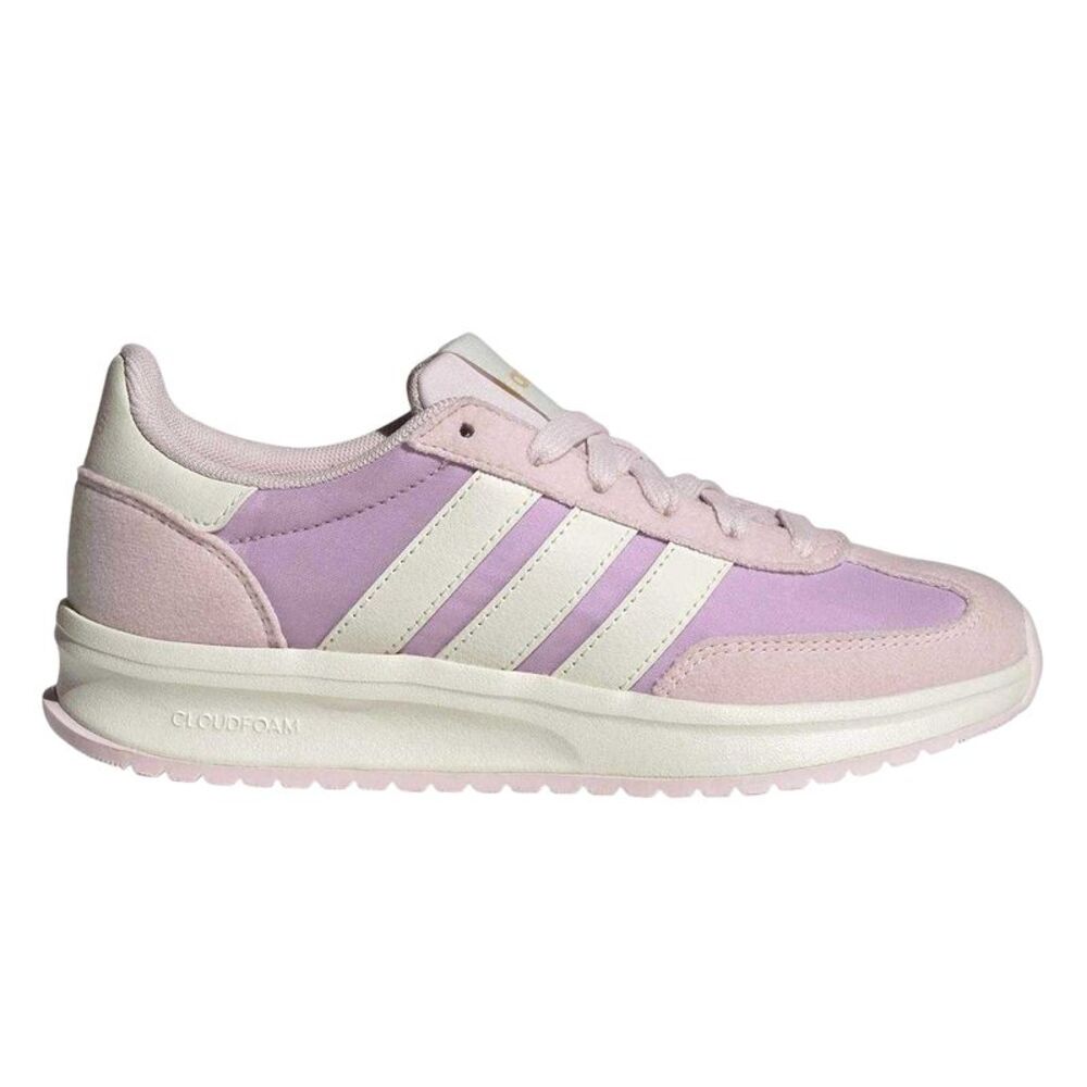 Adidas Womens/Ladies Run 70s 2.0 Suede Sneakers / Off White/Pink